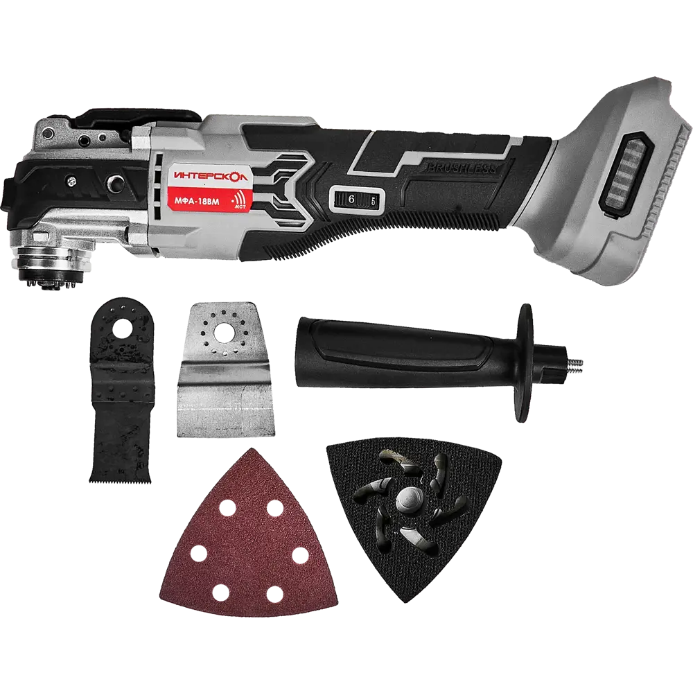 89348714 Реноватор аккумуляторный Интерскол МФА-18ВМ, 18 В, Li-ion, без АКБ и ЗУ STLM-0847135  - Вид №4