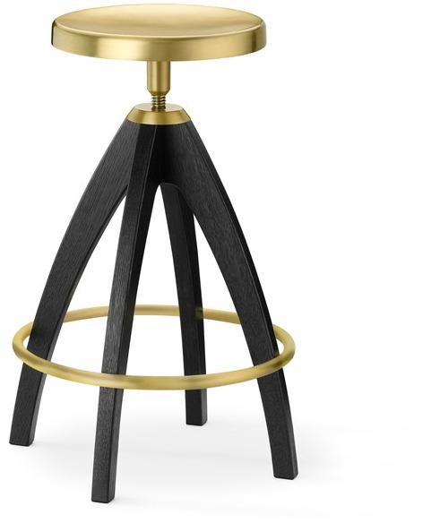GHIDINI1961 Табурет из латуни с регулируемой высотой sun-id-1345486 - Вид №3