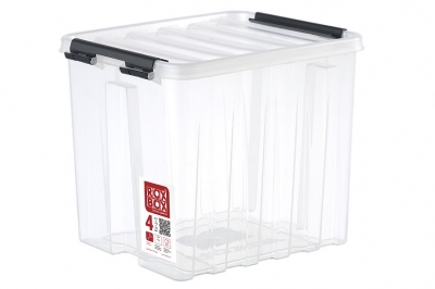 Контейнер с крышкой и клипсами Rox Box 4,5 (белый) Верстакофф К4,5-Б