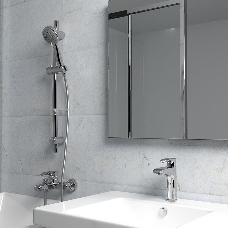 Paini Palermo PACRKIT3 - 3 в 1 комплект для раковины и ванны со стойкой  - Вид №1