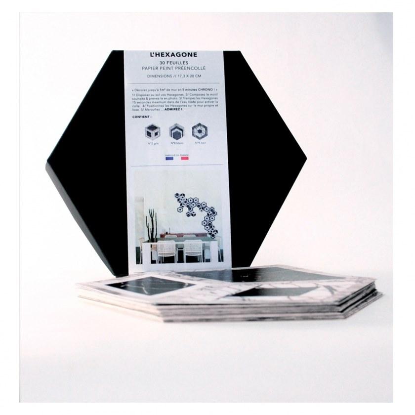 BEAUREGARD Наклейка на стену из нетканой бумаги с рисунком L'hexagone sun-id-1470573 - Вид №5