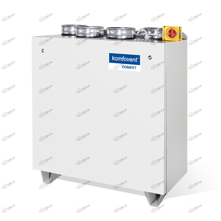 Приточно-вытяжная установка с пластинчатым рекуператором DOMEKT-P-700-V KOMFOVENT sun-id-683276
