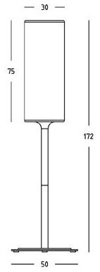 SOVIL Торшер для улицы из алюминия и смолы  382/02 - 383/72  - Вид №4