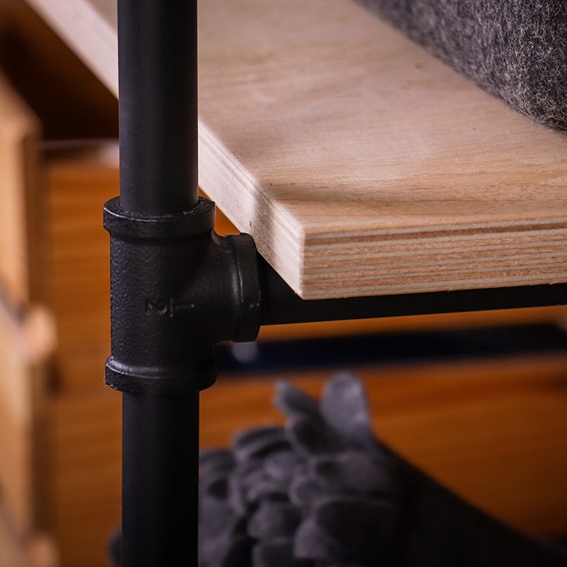 Соединитель Т-образный для труб , 45x35x28 мм, черный LJPS0632 Public Steel Россия  - Вид №5