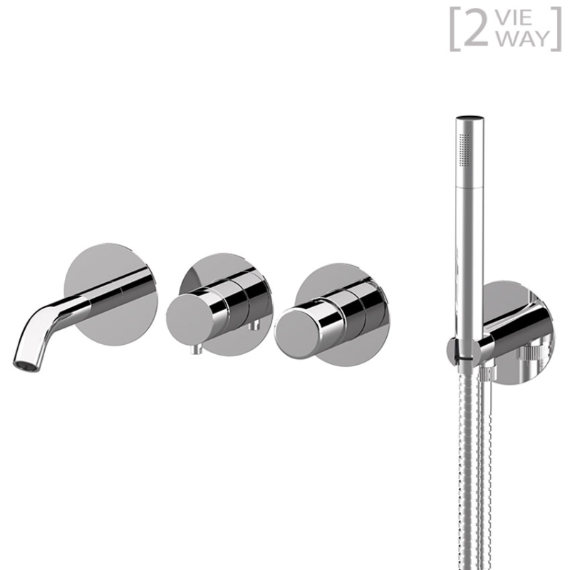 TG710D2P Душевой набор DANIEL RUBINETTERIE Trilogy - Вид №1