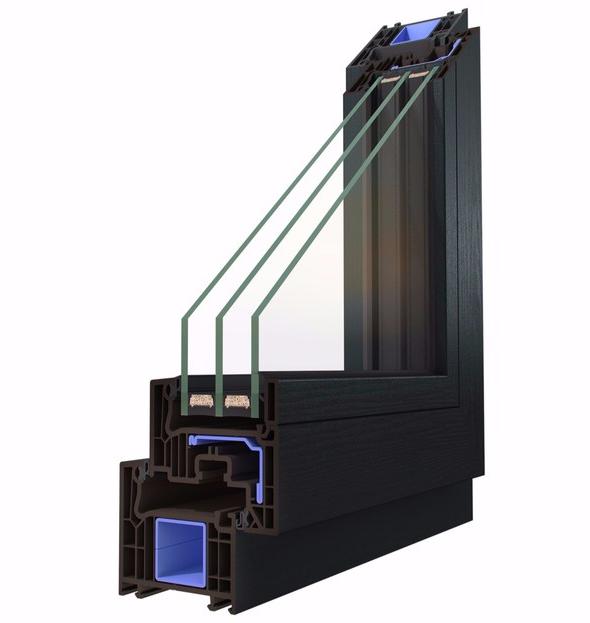 Oknoplast Двустворчатое окно из пвх Prolux sun-id-1466618 - Вид №5