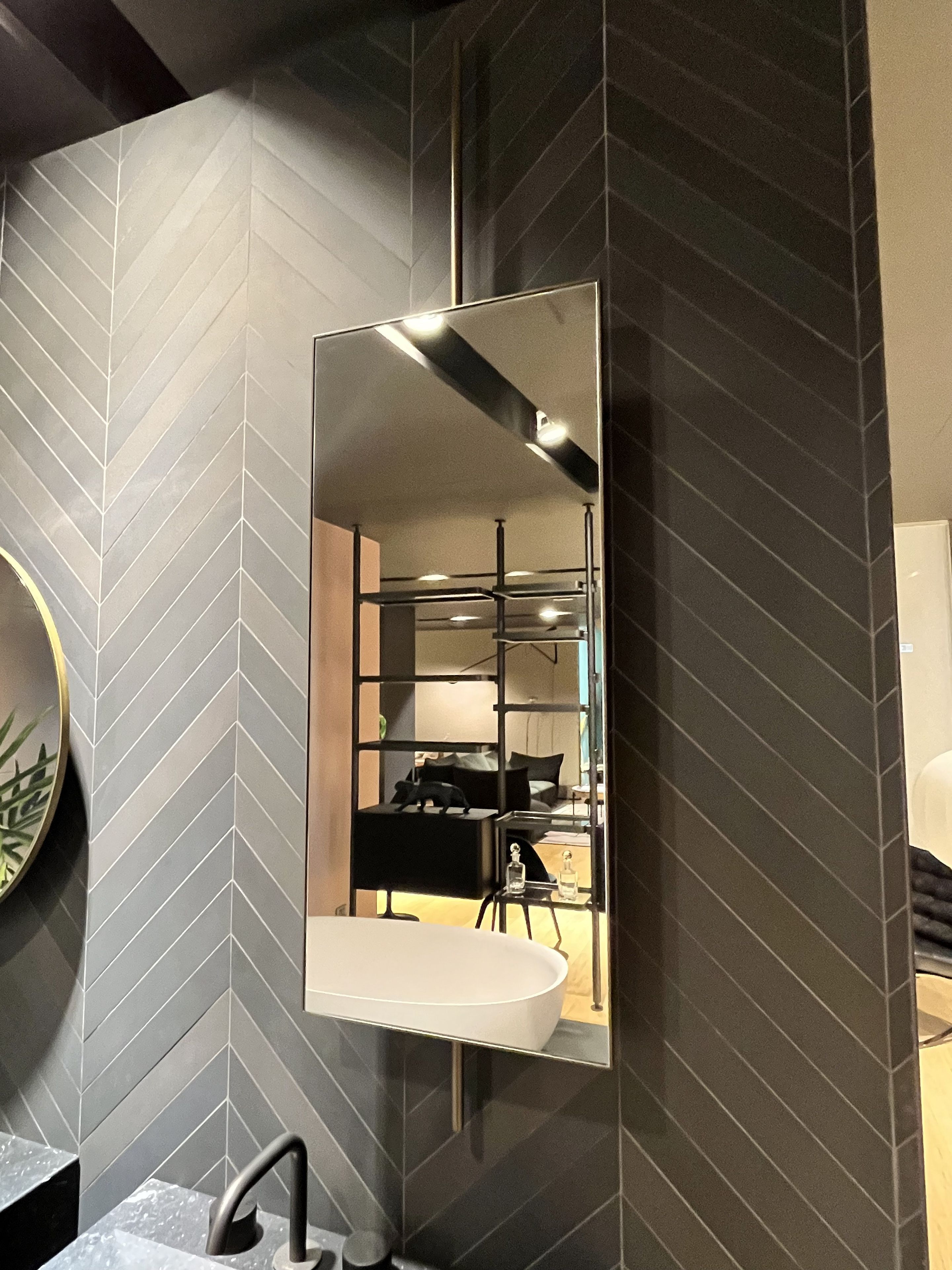 Прямоугольное настенное зеркало для ванной комнаты In Stock Boffi ARCH-00152755 - Вид №1