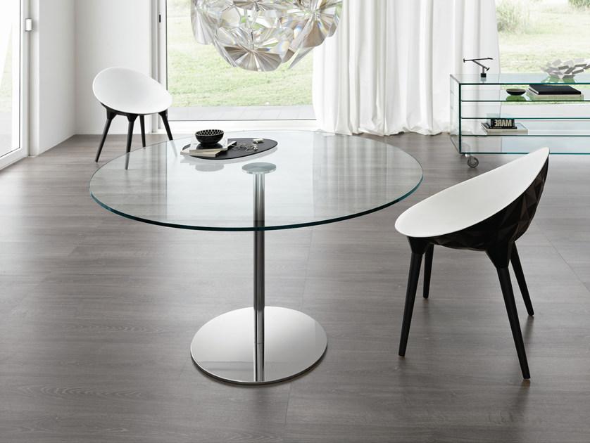 Tonelli Design Круглый стол из закаленного стекла Farniente sun-id-1425747 - Вид №2