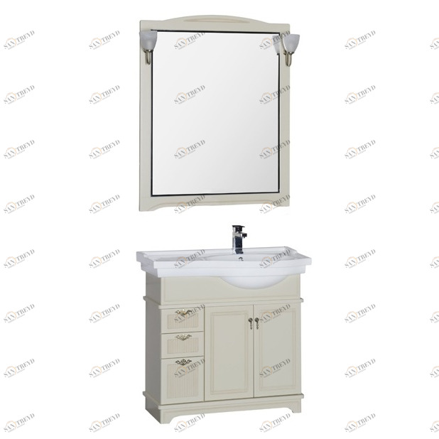 Комплект мебели Aquanet Луис 90 R бежевый 00169417