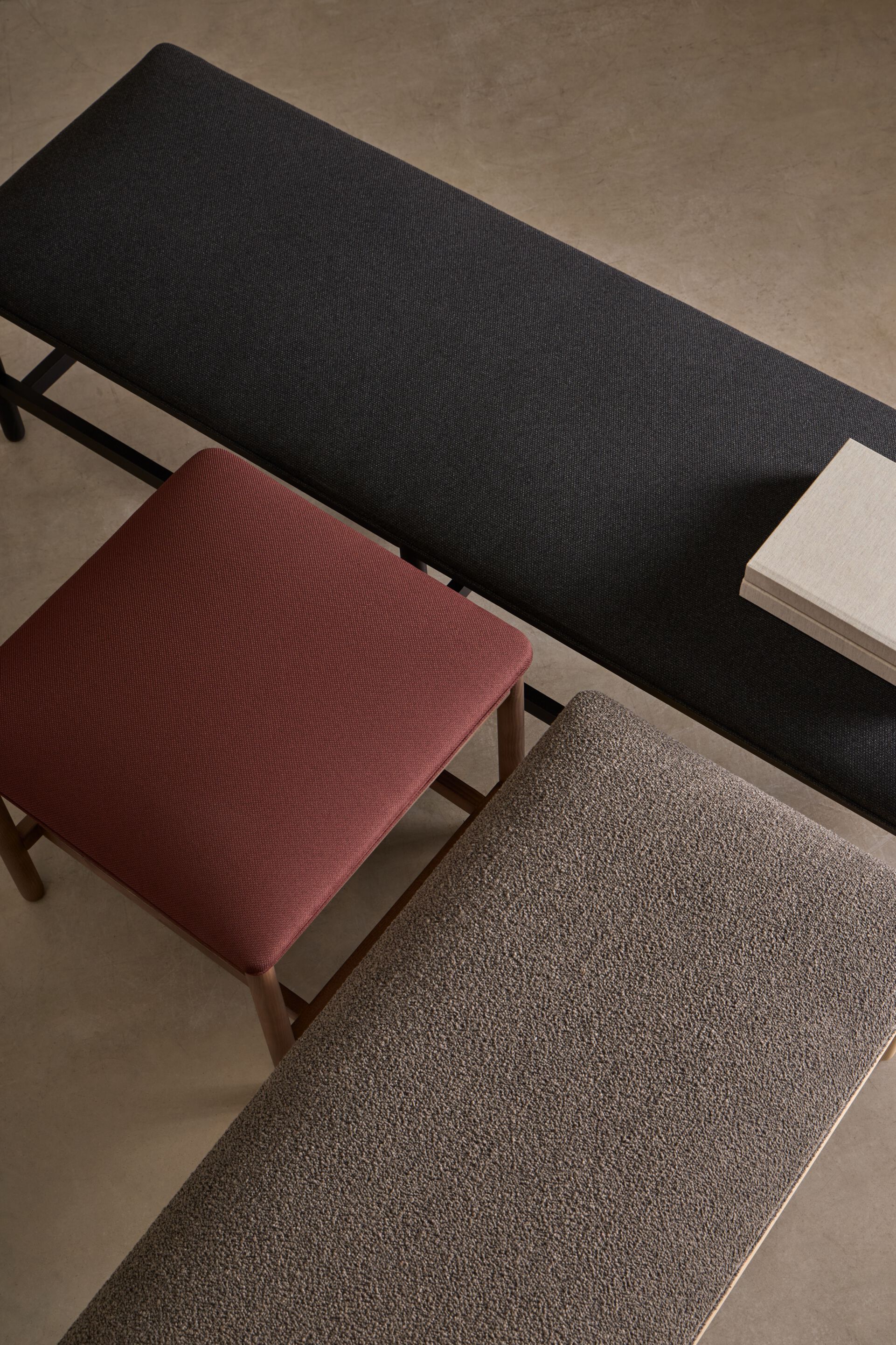 Мягкая скамейка из ткани Blasco&Vila Rem ARCH-00078137 - Вид №3