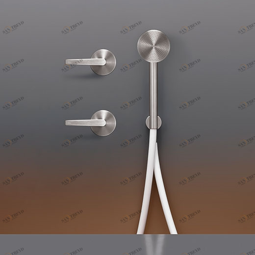 Настенный 2 прогрессивные смесители, установленные для ванной / душем с круглым ручным душем диаметр 65 мм  FLG22Y CEADESIGN 