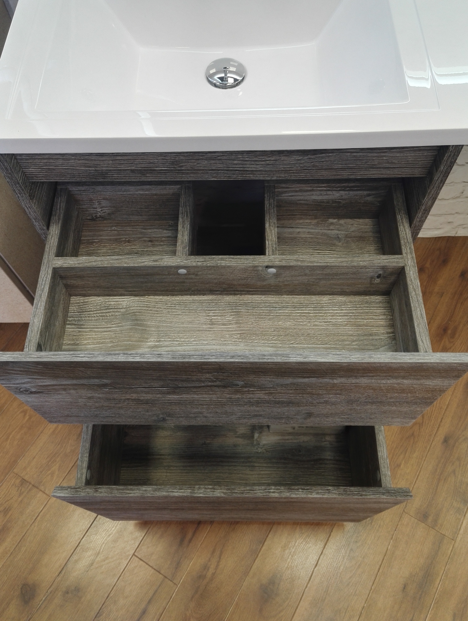 Мебель для ванной под стиральную машину BelBagno KRAFT-LVD-580/1200-2C-PIA-BO  - Вид №7