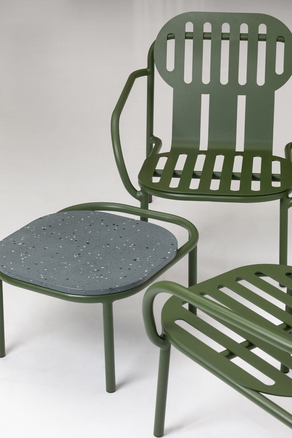 Алюминиевый стул с порошковым покрытием с подлокотниками Joyf Desert ARCH-00014545 - Вид №5