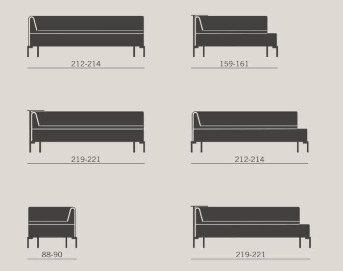 Кожаный модульный диван Kastel Клинт ARCH-00100663 - Вид №14