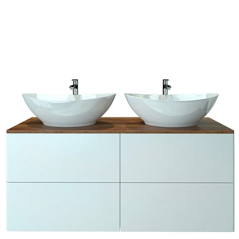 Orange Ot-130TuWOOD Тумба подвесная Otto без раковин. Хром sun-id-1516914 - Вид №1