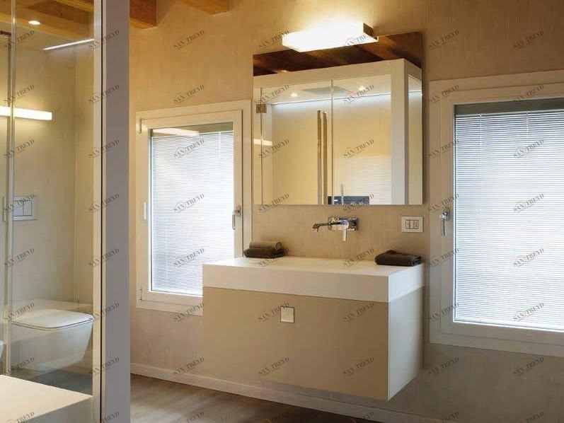 CARMENTA Подвесная тумба под умывальник с ящиками Beauty sun-id-1421640