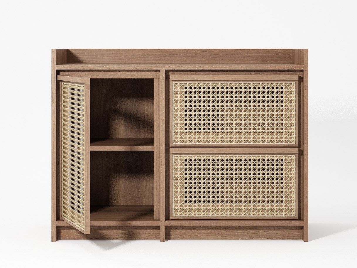 Мадия из массива дерева и ротанга KARPENTER корни ARCH-00105619 - Вид №2