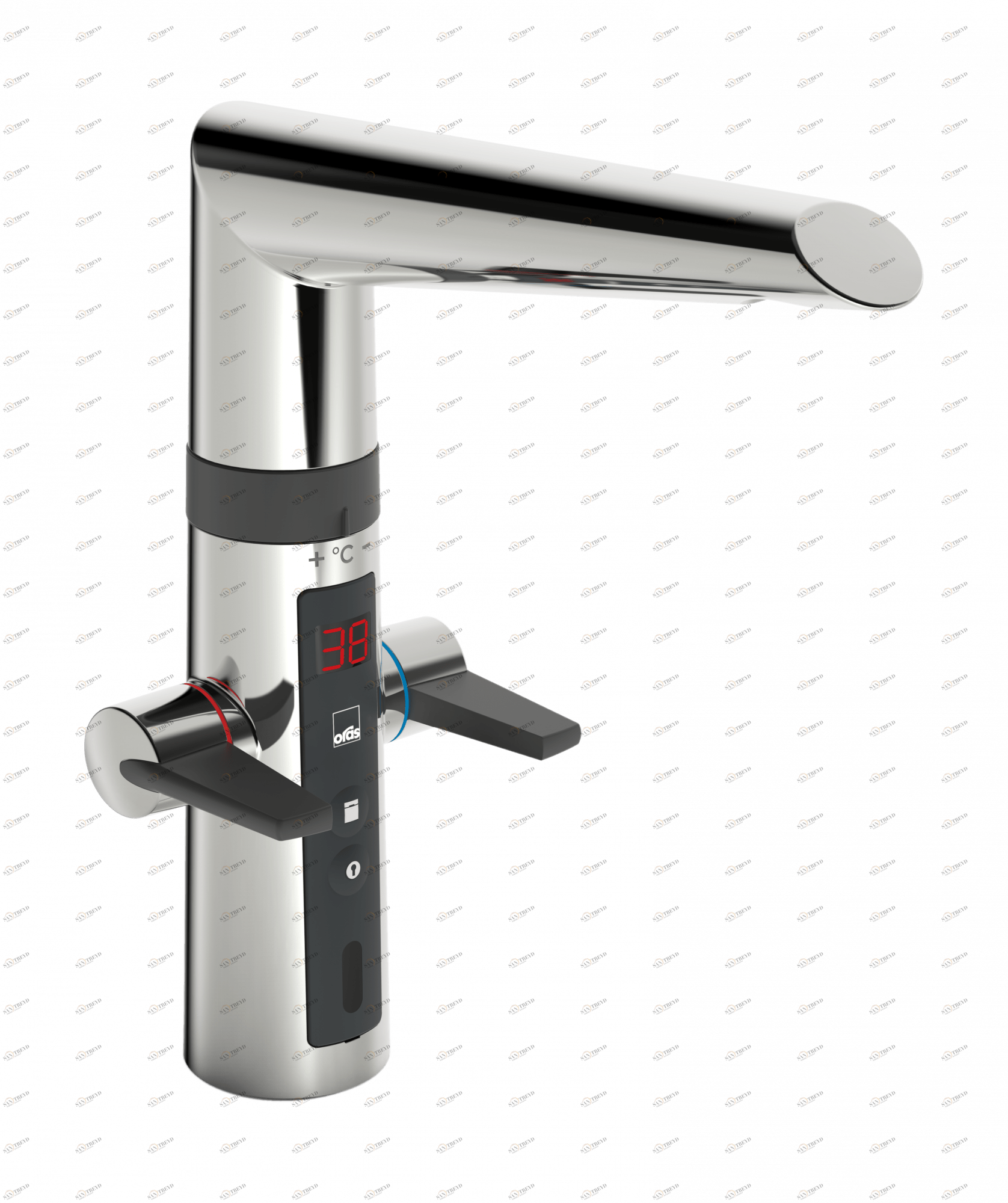 Oras 2727F Смеситель для кухни с клапаном, 230/5 V 2727F Optima Хром 