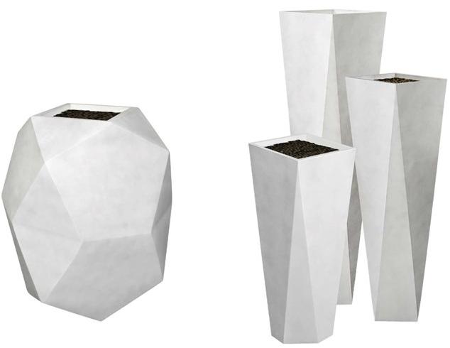 GANSK Высокий садовый горшок Diamond G3406a/b/c - Вид №2