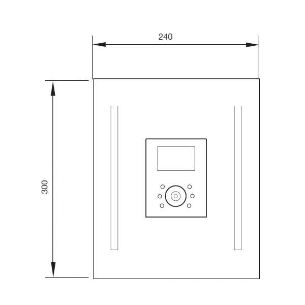 ASG-BLK-PIUVAP2804 Панель управления для парогенератора Artize Steam Power Белый  - Вид №1