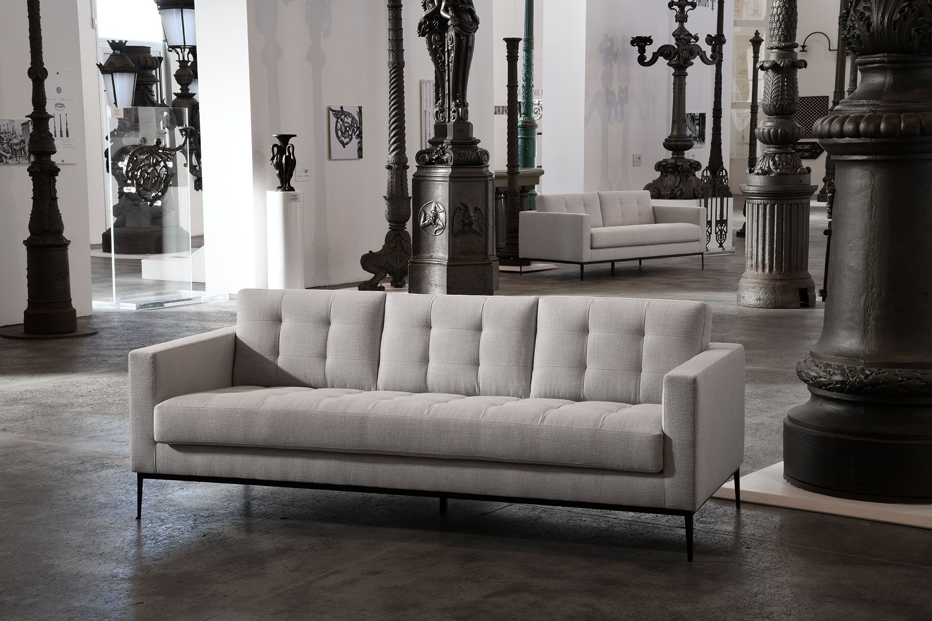 Ткань capitonné диван с огнестойкой обивкой Domingo Salotti ARCH-00125330 - Вид №2