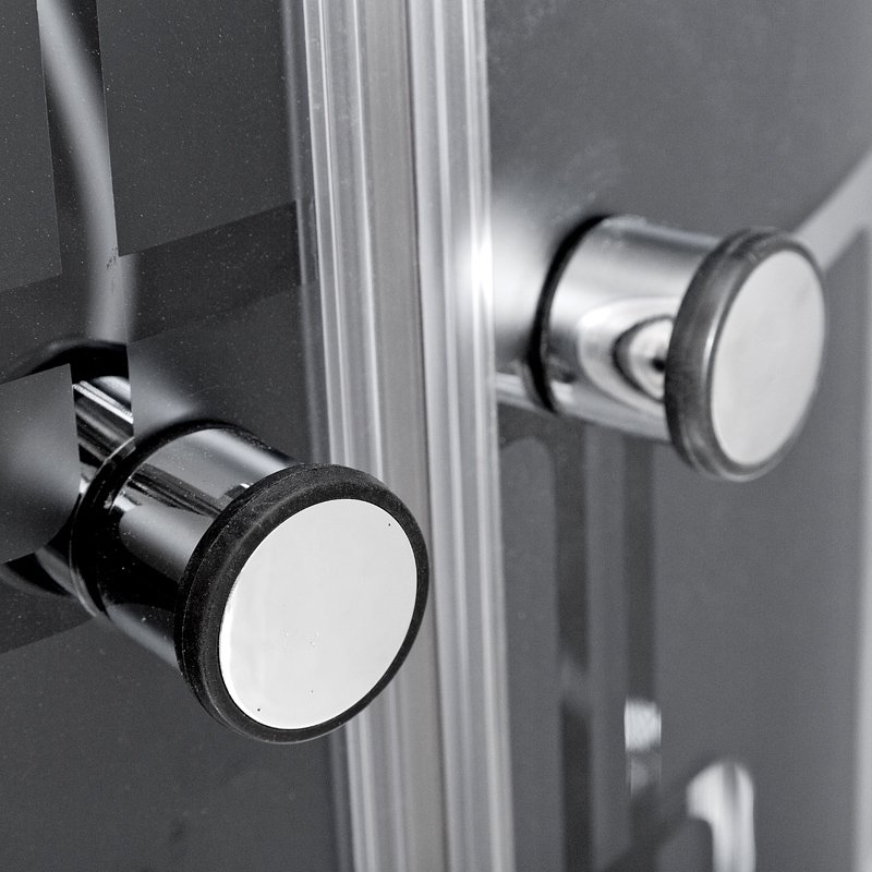 D09 Душевая кабина DETO Серия D BМ4590 LED BLACK - Вид №11