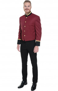 69807 Пиджак укороченный - френч  Швейцар bordeaux El-Risto  Бренд "El-Risto" (Эль Ристо), каталог товаров размер 48/170