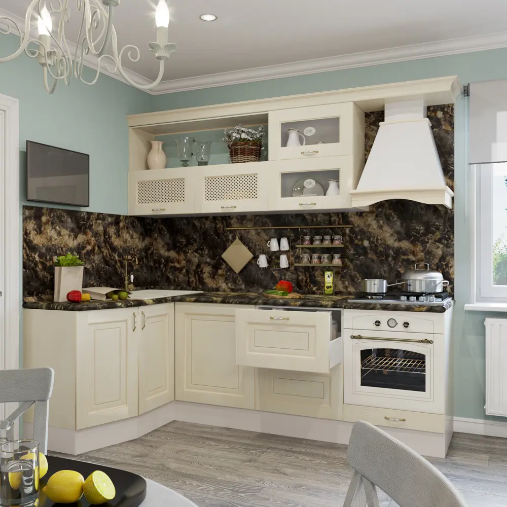 Дверь для шкафа Delinia «Нэнси» 45x92 см, массив ясеня, цвет бежевый STLM-2081478 - Вид №6