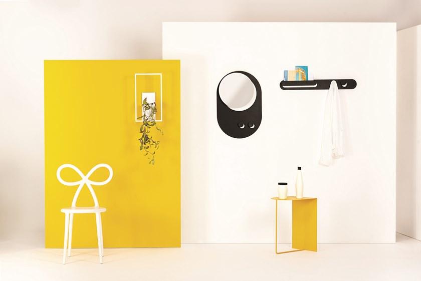 FORMAE Овальное настенное зеркало из стали с порошковым покрытием Roommate sun-id-1432010 - Вид №6