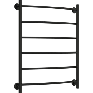 Полотенцесушитель водяной Сунержа ВПС-52П 80x60 мм нержавеющая сталь 3/4" цвет чёрный с полимерным покрытием