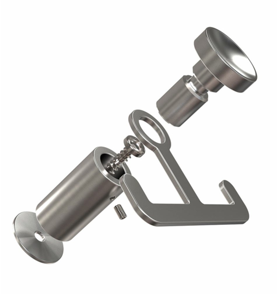 FROST Крючок 6032 » черный Нержавеющая сталь Черный U6032-B  - Вид №4