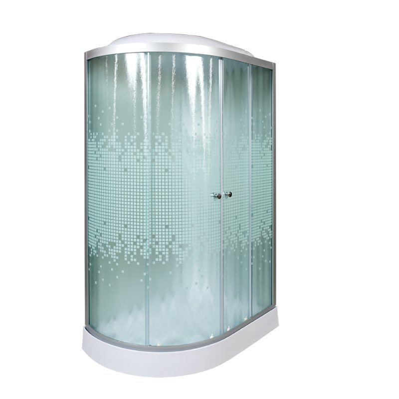 BМ1590 N (без крыши) BLACK Душевая кабина DETO Серия ВМ L 902 R стандартная - Вид №4