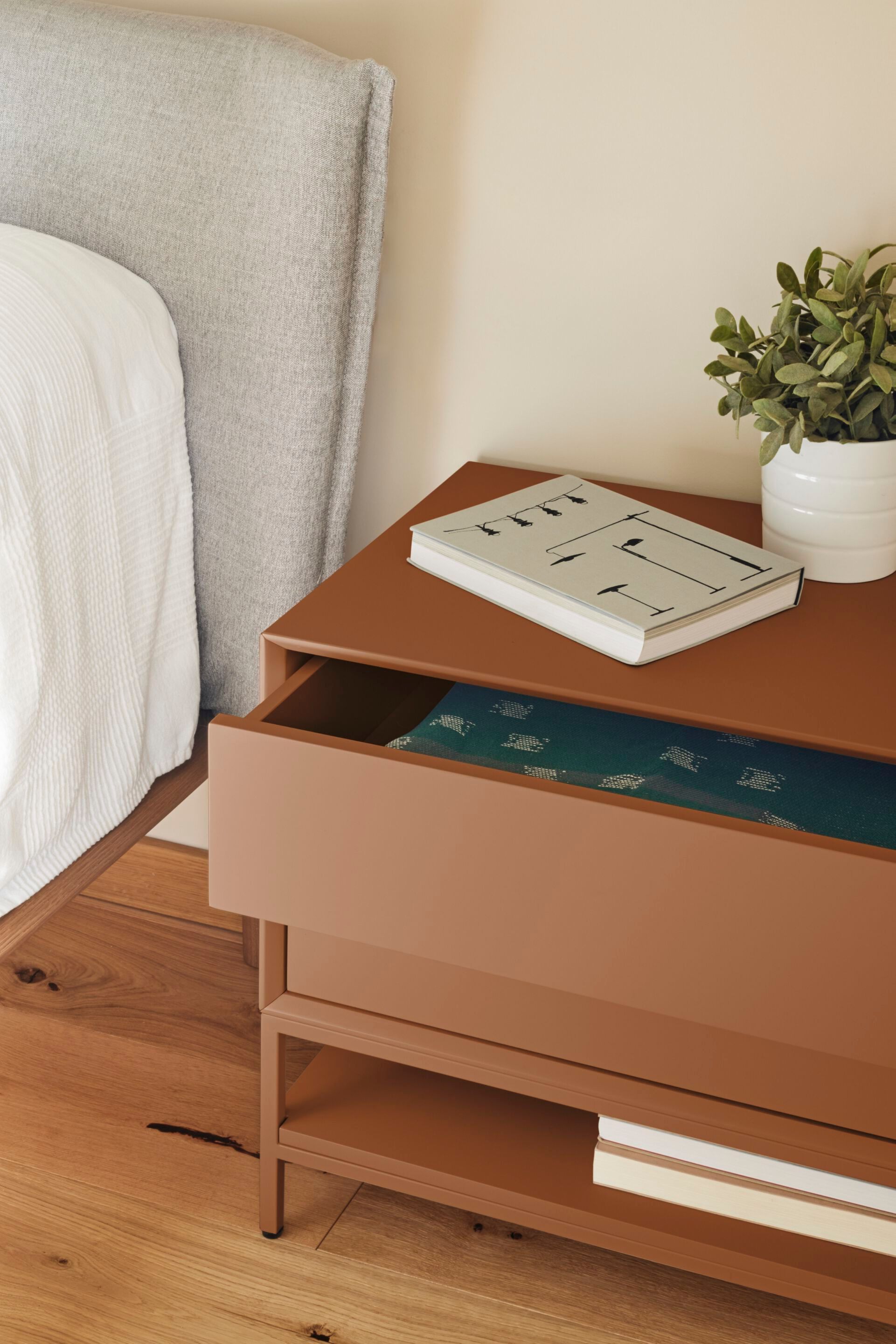 Прикроватная тумбочка из МДФ с ящиками TEULAT Platt ARCH-00010268 - Вид №4