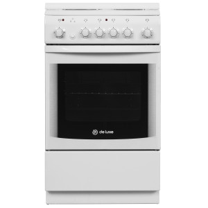 1185555 Электрическая плита De Luxe 506004.00Э (кр) белый