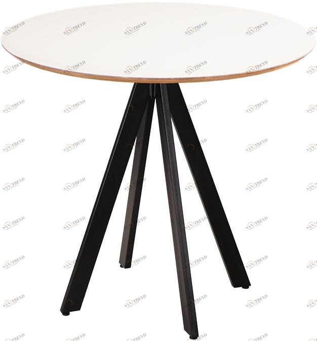 50731 Стол Арки Legno белый R90 R-HOME 40531011