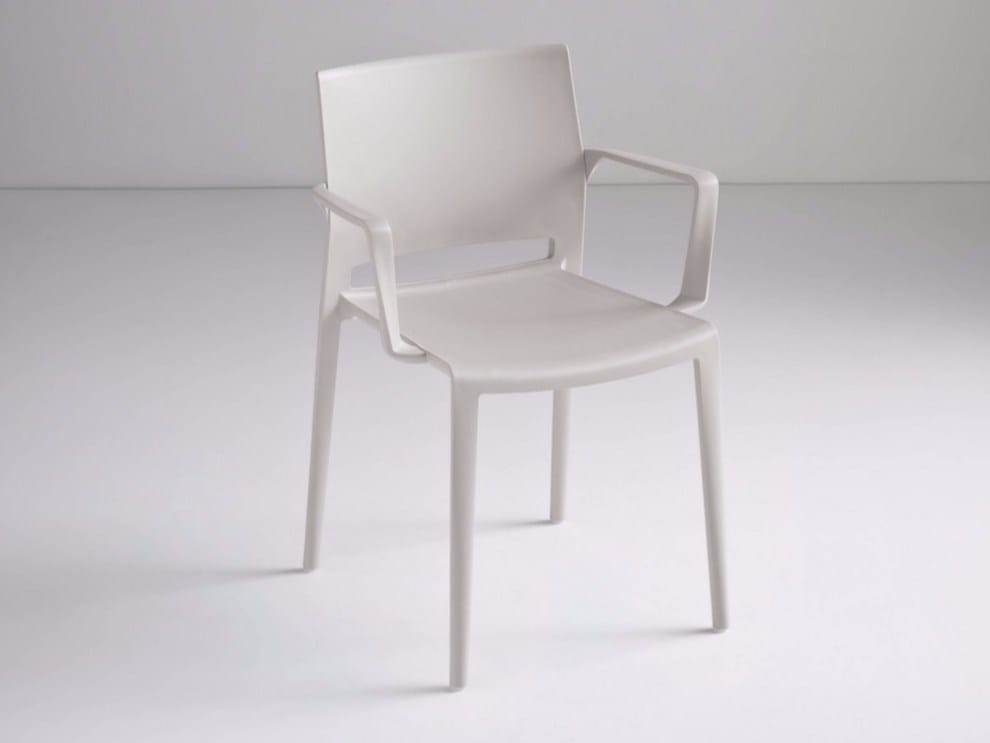 Штабелируемый стул из инженерного пластика с подлокотниками GABER Bakhita ARCH-00068158 - Вид №10