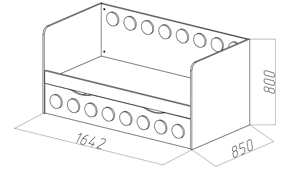 Детский диван-кровать с дополнительным спальным местом "Бэтмен" МАНДАРИН ЛЕГОЛЕНД 178720 Желтый Santreyd  - Вид №3