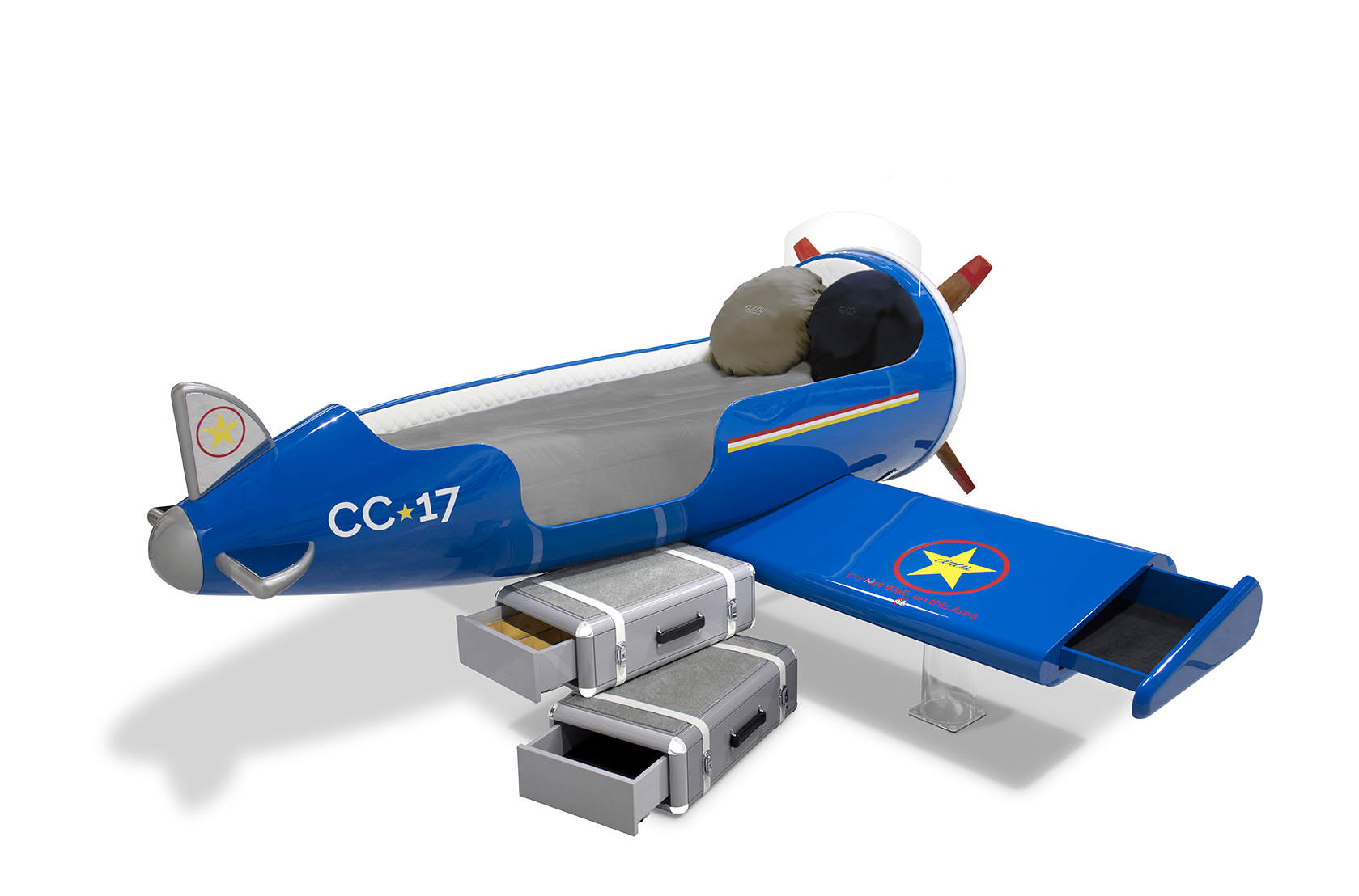 CIST24 Детская кровать самолет Sky One Circu  - Вид №6