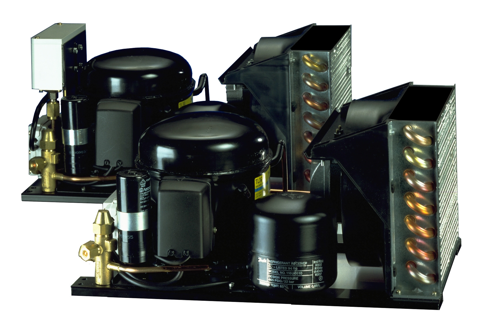 Danfoss OP-MCGC — компрессорно-конденсаторный агрегат OP-MCGC018SCA01G Агрегат компр.-конд. 114X0557  - Вид №3