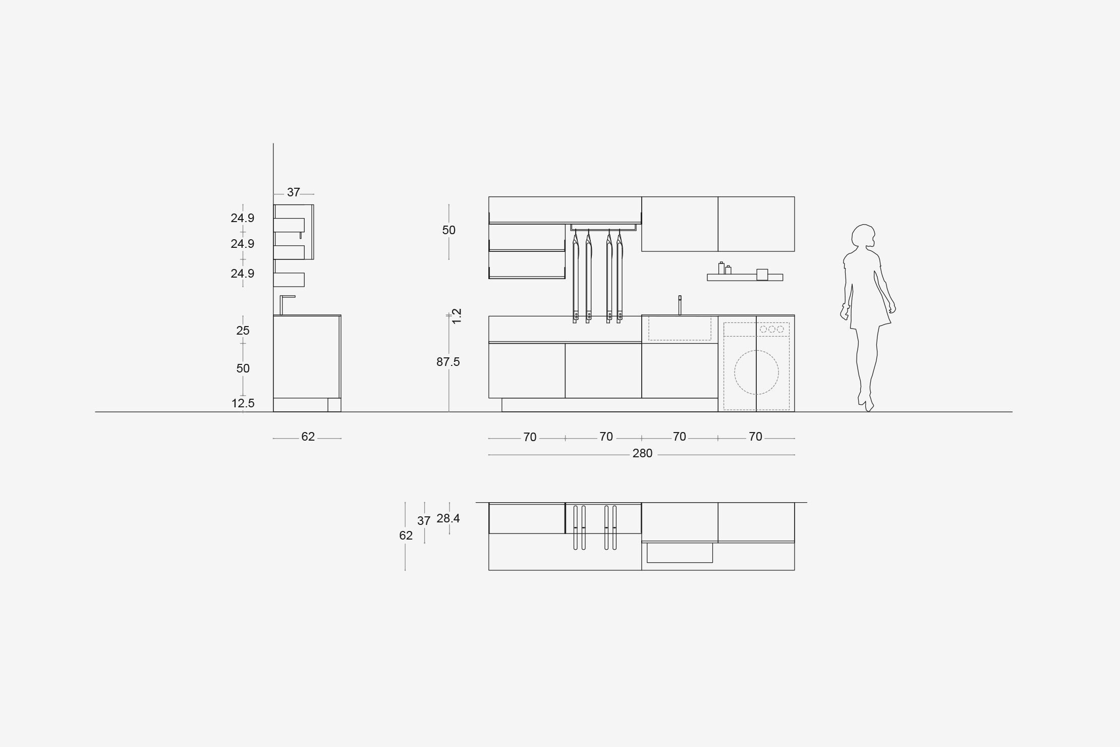 Деревянный шкаф для белья ARCOM I_WASH ARCH-00106678 - Вид №4