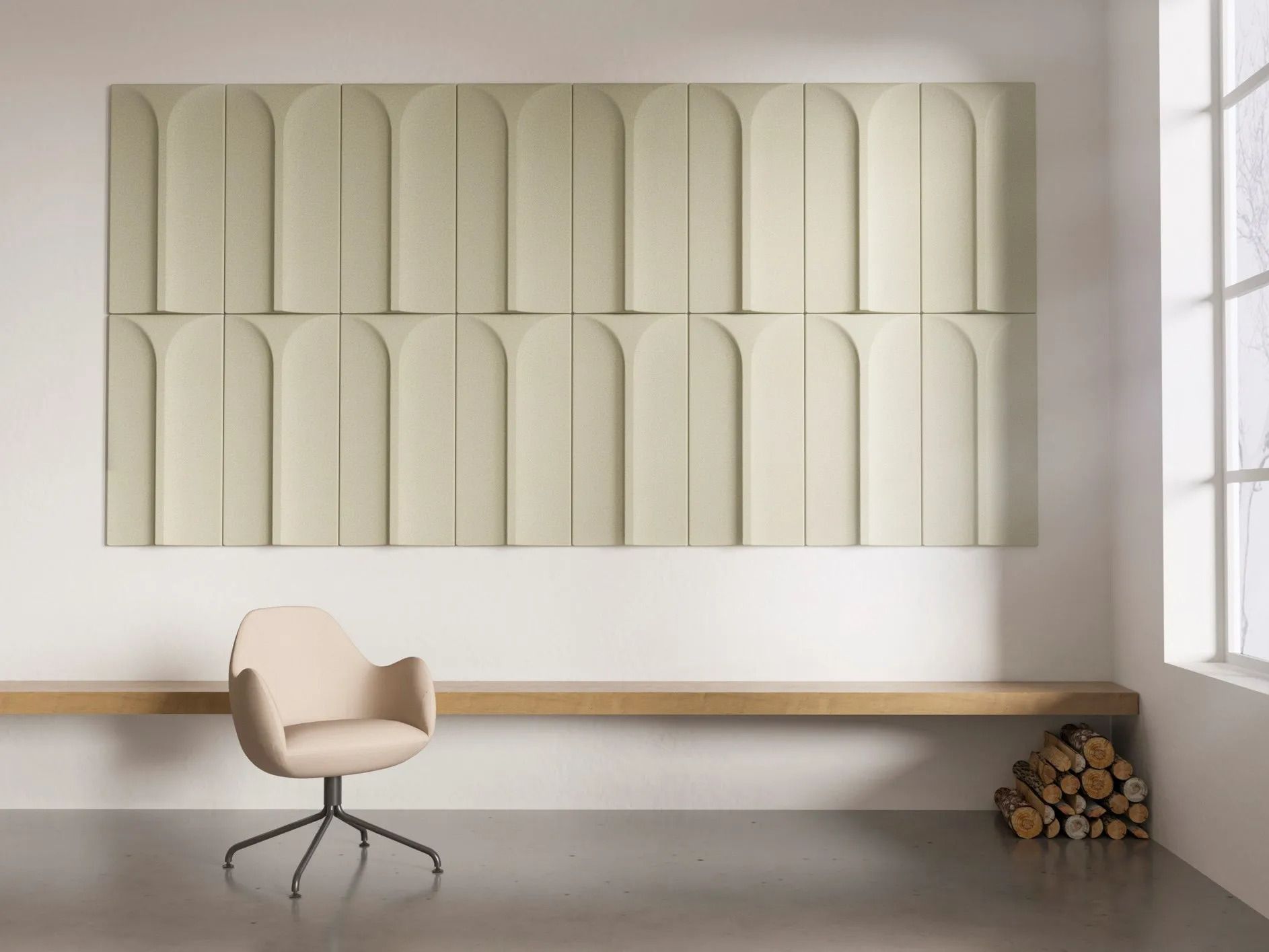 Акустическая панель из полиэстера Bla Station Arc ARCH-00131898 - Вид №1