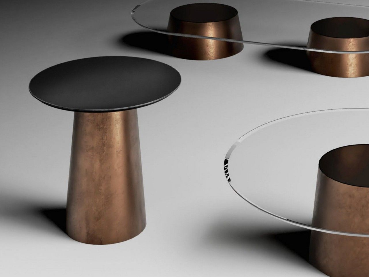 Высокий деревянный журнальный столик CASA +39 ENCORE Italia ARCH-00087944