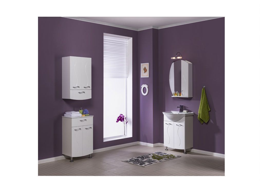 Тумба для ванной без раковины Aquanet Моника 50 белый 00186779 - Вид №4