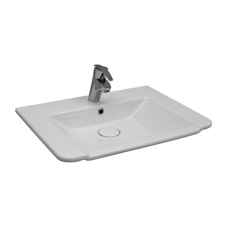 Dg01  DG01 Умывальник с диагональной столешницей 65x48см Eca  - Вид №1