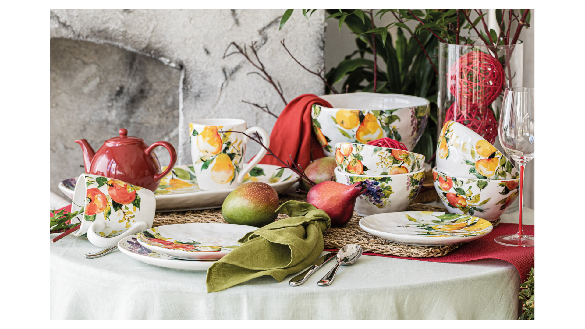 10652430 Certified International Тарелка закусочная Certified Int. Амброзия (Яблоки) 23см, керамика Керамика  - Вид №4