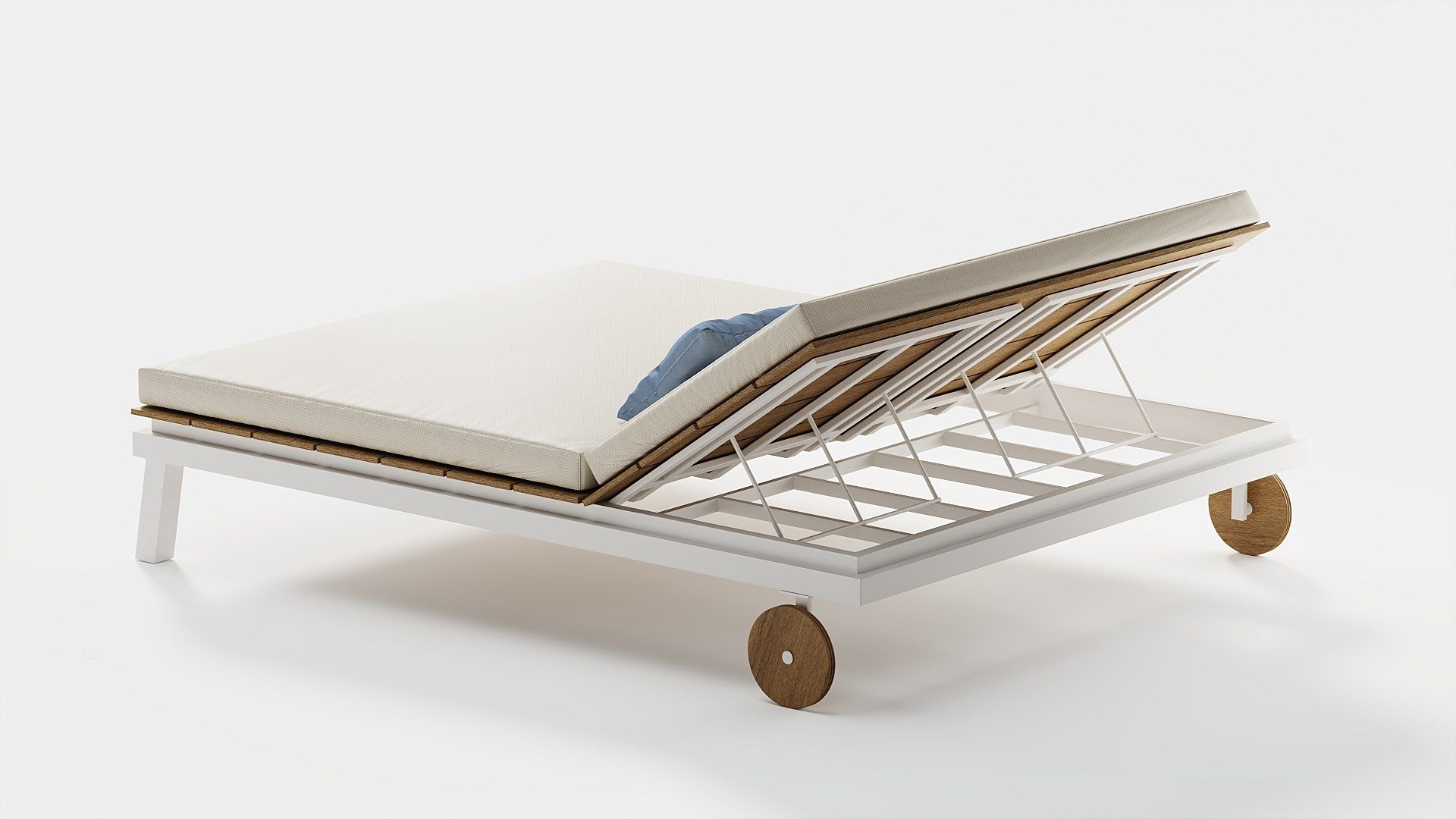 Садовая кровать с откидной спинкой Braid ARCH-00149280 - Вид №1