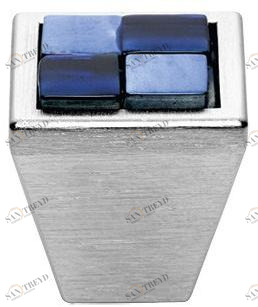 LINEA CALI' Ручка со стеклянной вставкой из замака Brera chess 207pb0024/30 - 30