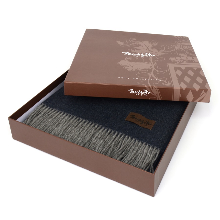 Плед Ermes, 130х180 см, сине-серый MARZOTTO ERMES1640 - Вид №2