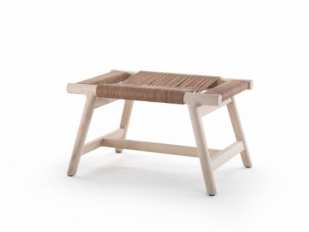 Подставка для ног из дерева и кожи Flexform Giano ARCH-00048609