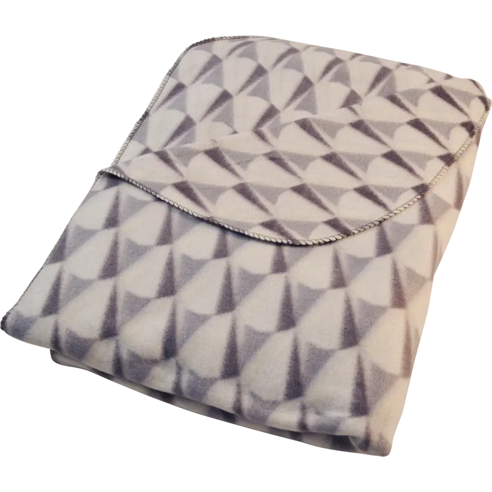 Плед «Роммани» 140x200 см флис цвет серый BELEZZA STLM-2154188